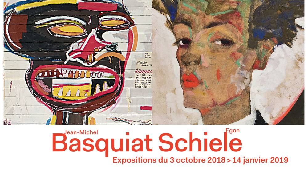 Schiele and Basquiat, the odd couple on display at the Fondation
