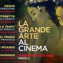 Degas, Tintoretto, Gauguin e Caravaggio sono i protagonisti del 2019 de “La grande arte al cinema”