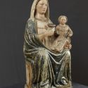 A Trento è in mostra la Madonna in Blu, una scultura veronese del Trecento