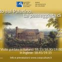 Di sera lungo le pendici meridionali del Palatino