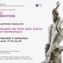 Firenze, martedì 4 settembre lectio di Antonio Paolucci sul Ratto delle Sabine del Giambologna