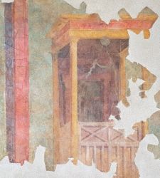 Una mostra dedicata ai restauri dell'affresco della villa romana di Settefinestre in Maremma