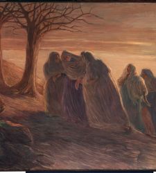 Gaetano Previati, religious painting that becomes human feeling: the Via al Calvario and the Via Crucis