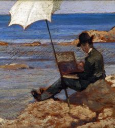 "I love the sea because I was born in a seaside town." The sea in the painting of Giovanni Fattori 