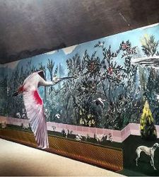 L'artista spagnolo Santiago Ydáñez rielabora in un'installazione l'affresco di Villa di Livia