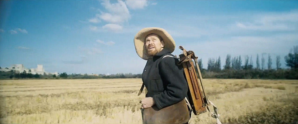 Un fotogramma del film Van Gogh. Sulla soglia dell'eternità
