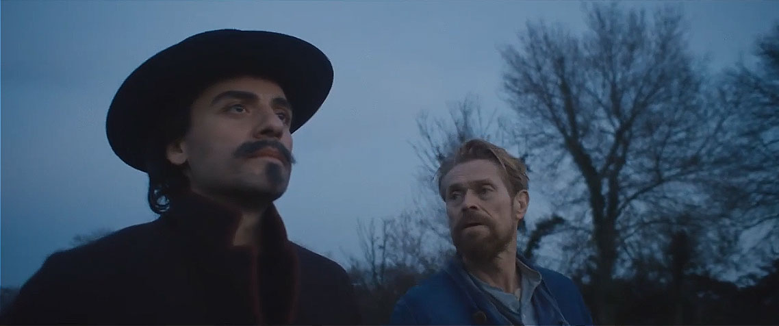 Un fotogramma del film Van Gogh. Sulla soglia dell'eternità
