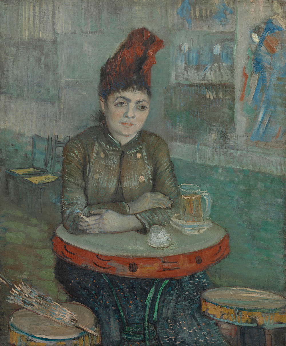 Vincent van Gogh, Al caffè: Agostina Segatori a Le Tambourin (1887; olio su tela, 55,5 x 47 cm; Amsterdam, Van Gogh Museum)
