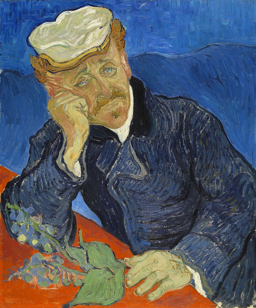 Vincent van Gogh, Il dottor Paul Gachet (1890; olio su tela, 68 x 57 cm; Parigi, Musée d'Orsay)
