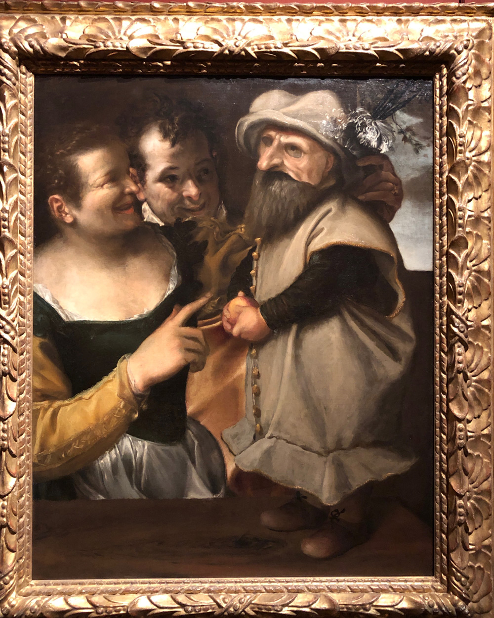 Annibale Carracci, Scena comica con bambino in maschera (1582-85 circa; olio su tela, 90,2 x 69,8 cm; Collezione Francesca e Massimo Valsecchi, in prestito a Cambridge, The Fitzwilliam Museum)
 Annibale Carracci, Scena comica con bambino in maschera (1582-85 circa; olio su tela, 90,2 x 69,8 cm; Collezione Francesca e Massimo Valsecchi, in prestito a Cambridge, The Fitzwilliam Museum)