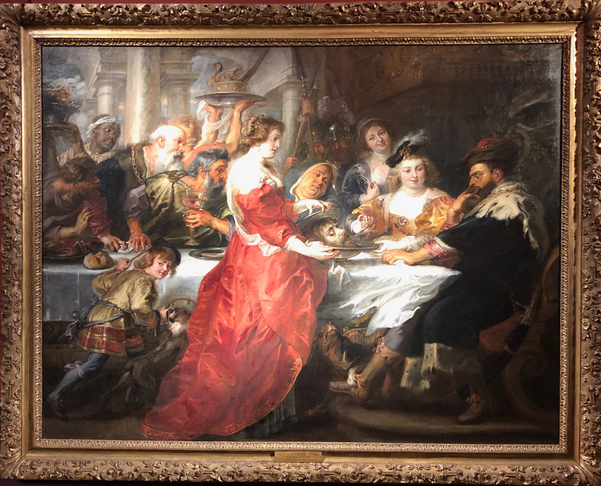 Pieter Paul Rubens, Banchetto di Erode (1635-38 circa; olio su tela, 208 x 272 cm; Edimburgo, National Galleries of Scotland)
 Pieter Paul Rubens, Banchetto di Erode (1635-38 circa; olio su tela, 208 x 272 cm; Edimburgo, National Galleries of Scotland)