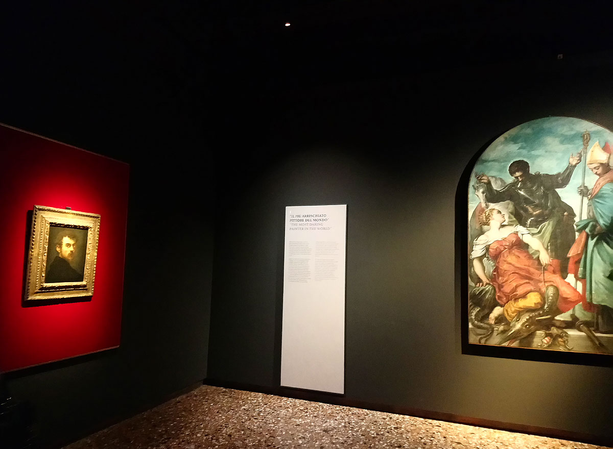 Una sala della mostra Tintoretto 1519 - 1594
