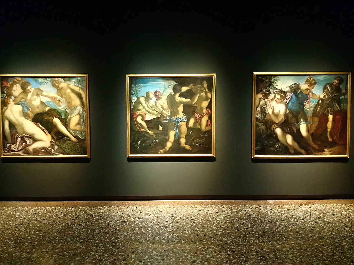 Una sala della mostra Tintoretto 1519 - 1594
