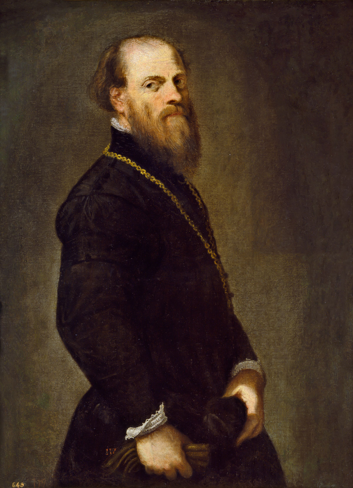 Tintoretto, Ritratto di uomo con una catena d’oro (1560 circa; olio su tela, 104 x 77 cm; Madrid, Museo Nacional del Prado)

