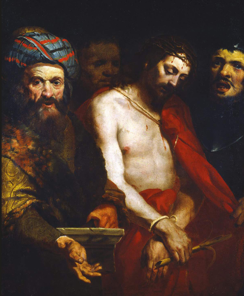 Orazio De Ferrari, Ecce Homo (1640 circa; olio su tela, 118 x 97 cm; Genova, Collezioni d'arte di Banca Carige)
 