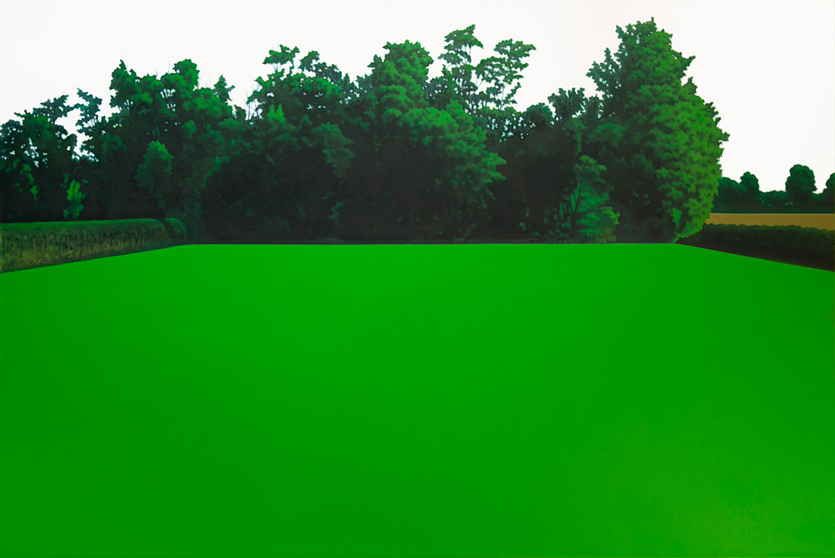 Valentina D’Amaro, Senza titolo, dalla serie Viridis (2016; olio su tela, 40 x 50 cm). Courtesy collezione privata
