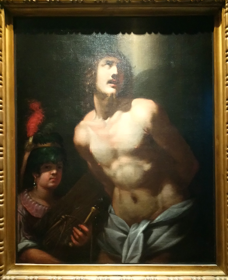 Giovanni Battista Paggi, Cristo alla colonna (1607; olio su tela, 106 x 85 cm; Milano, Collezione Koelliker)
