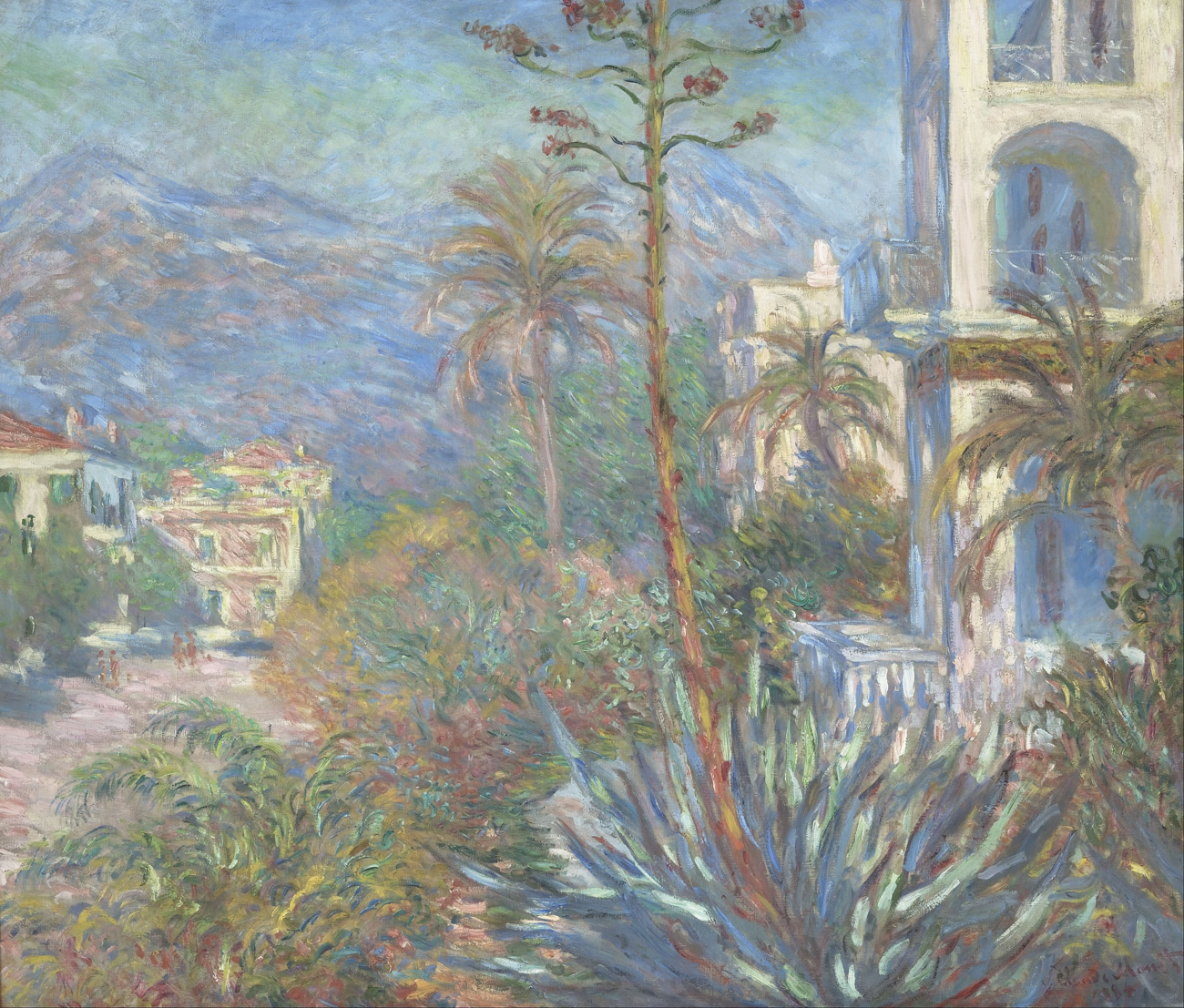 Claude Monet, Ville a Bordighera (1884; olio su tela, 115 x 130 cm; Parigi, MusÃ©e d'Orsay)
