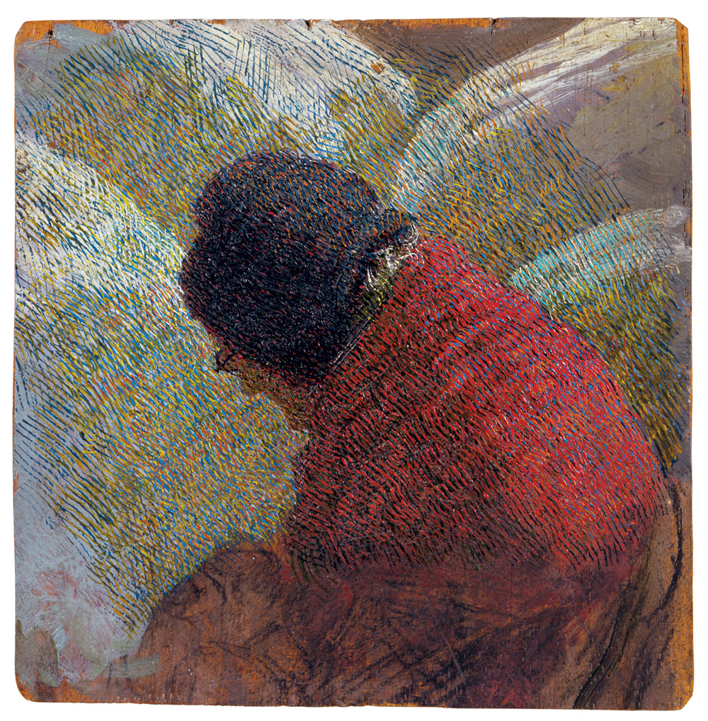 Angelo Morbelli, Vecchina (1901-1902; olio su tavola; Collezione privata)
