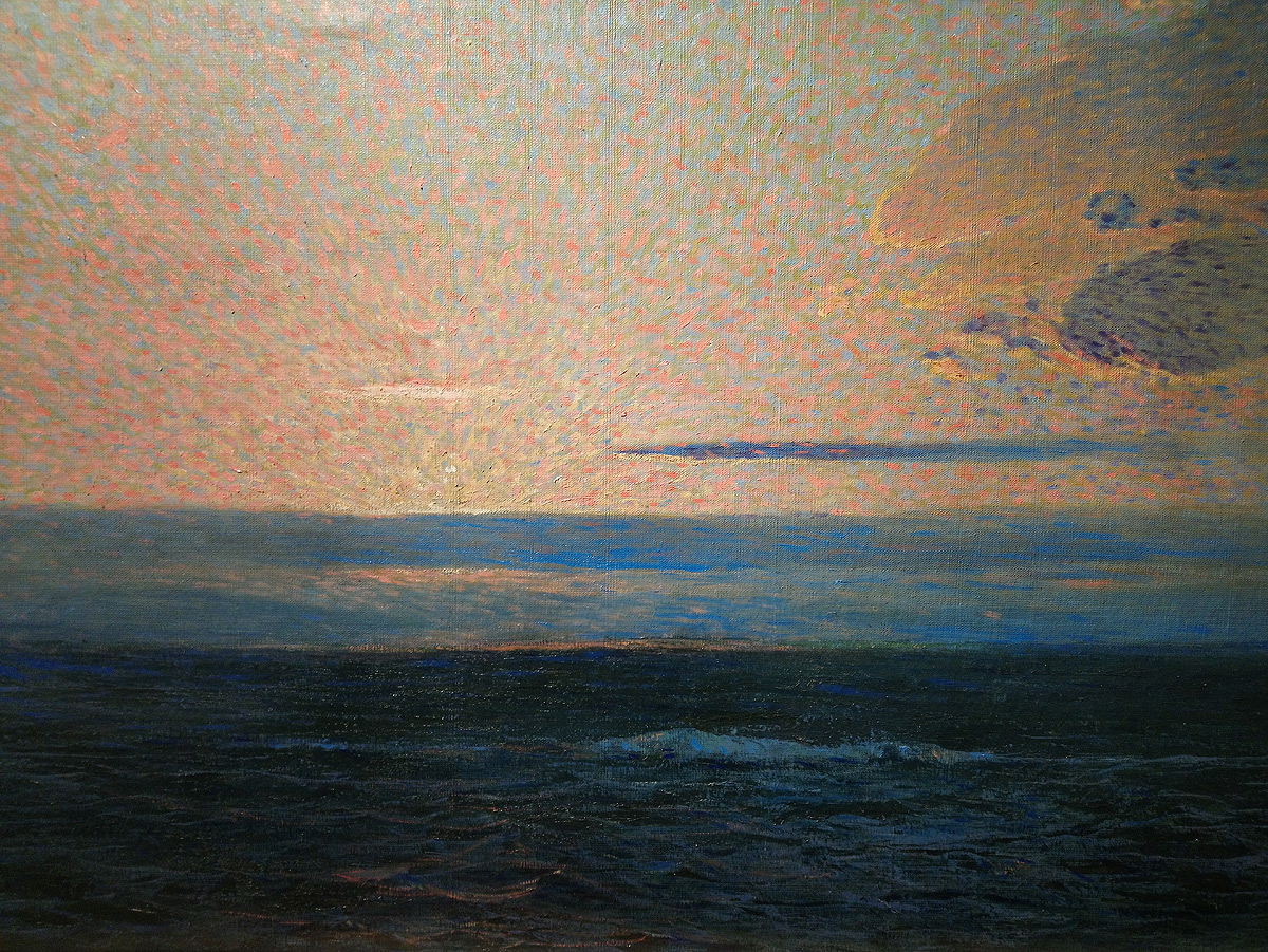 Galileo Chini, Il voto ai dimenticati del mare (1920; olio su tela, 101 x 182 cm; Roma, Segretariato Generale della Presidenza della Repubblica)
