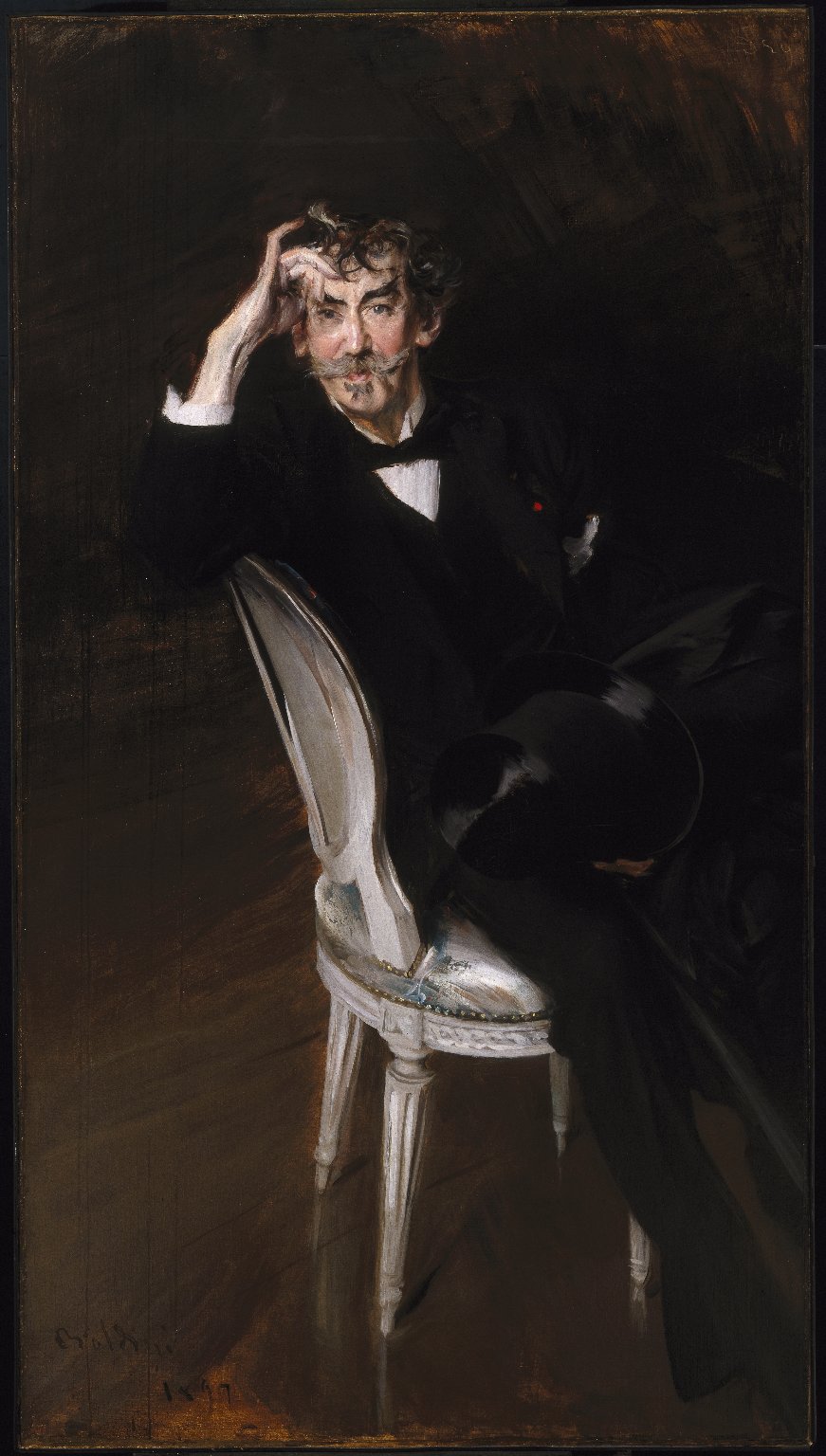 Giovanni Boldini, James Abbott McNeill Whistler (1897; olio su tela, 170,8 x 94,6 cm; New York, Brooklyn Museum)
