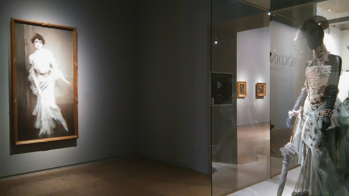 Sala della mostra Boldini e la moda