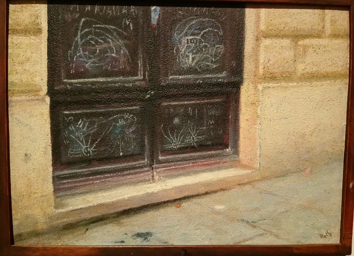 Giacomo Balla, Fallimento (1902 circa; bozzetto, olio su tavola, 23 x 31 cm)
