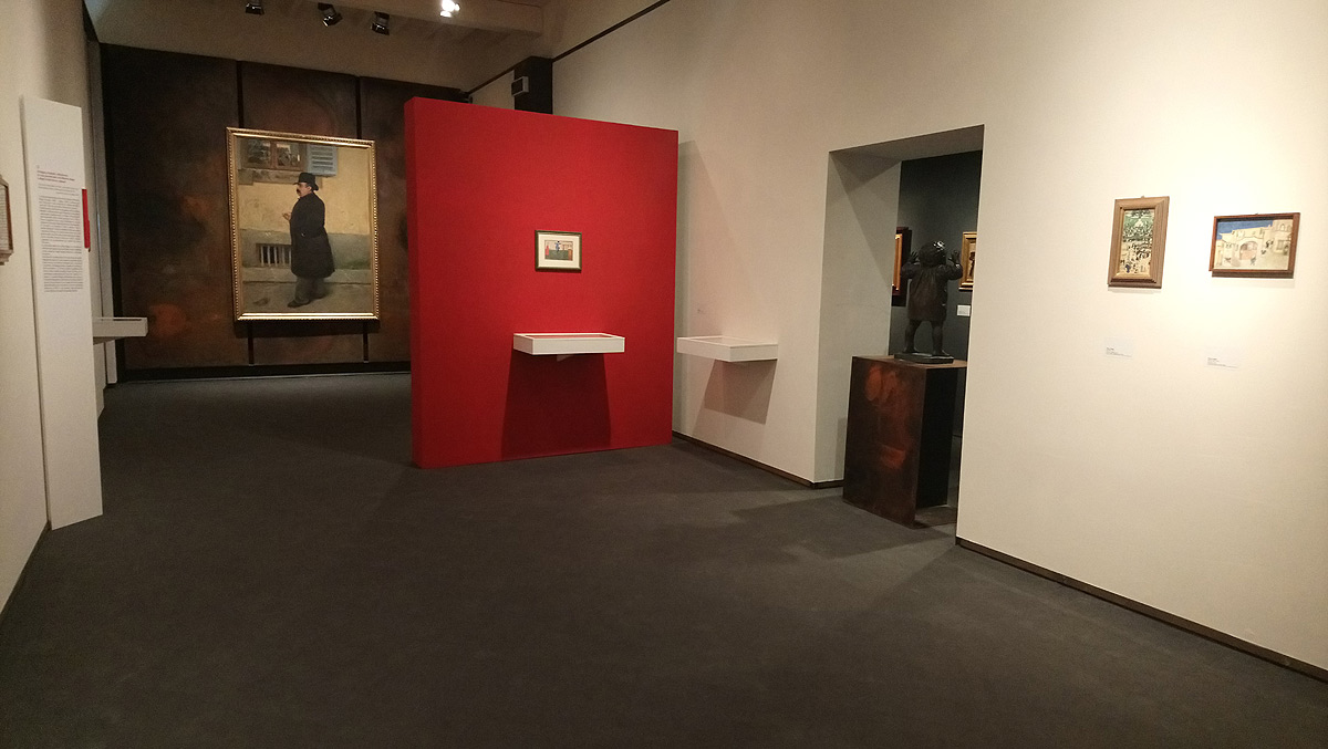 Una sala della mostra L'artista bambino alla Fondazione Ragghianti di Lucca
