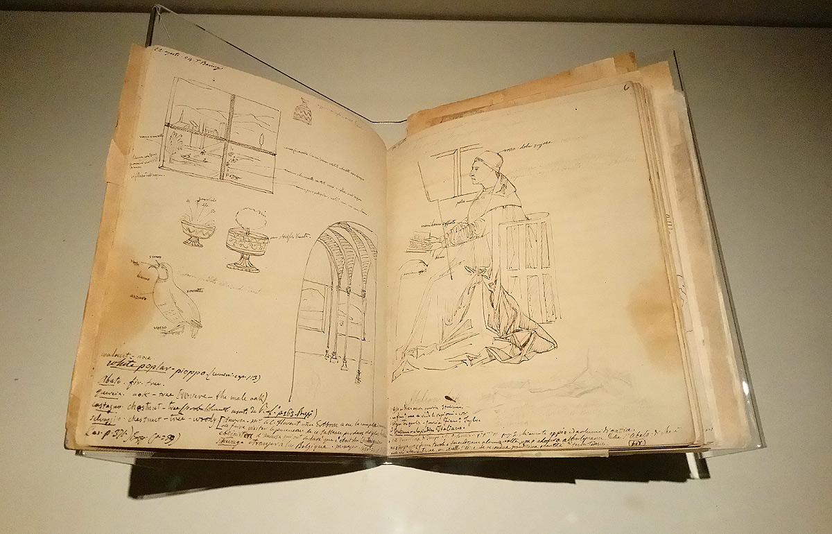 Giovanni Battista Cavalcaselle, Foglio dedicato al San Girolamo nello studio
