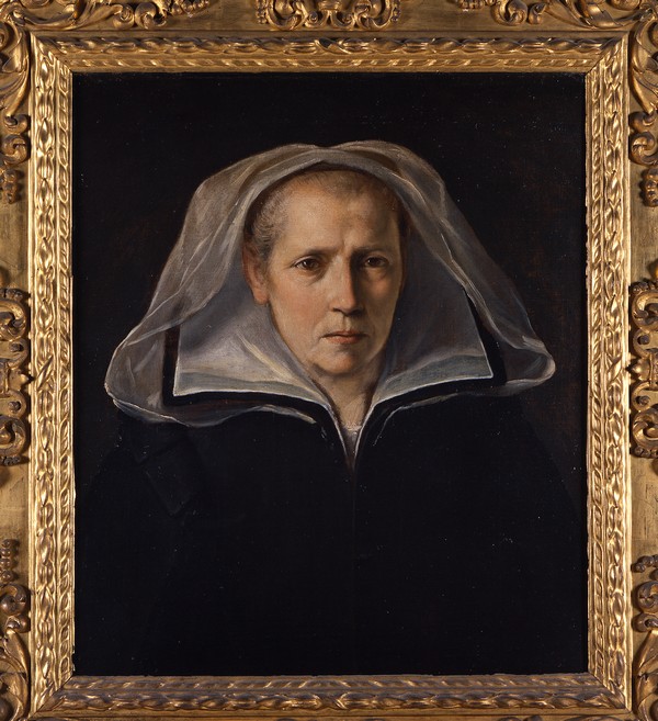 Guido Reni, Ritratto della madre (1610-1612; olio su tela, 65 x 55 cm; Bologna, Pinacoteca Nazionale)
