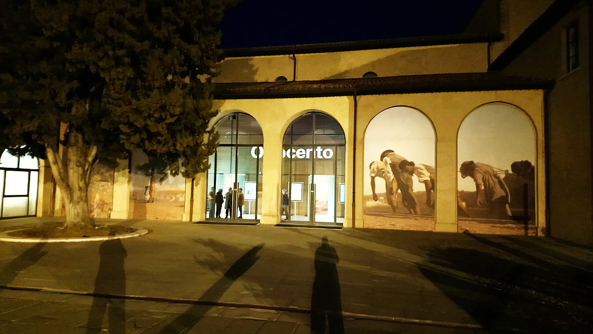 Ingresso della mostra Ottocento a Forlì
