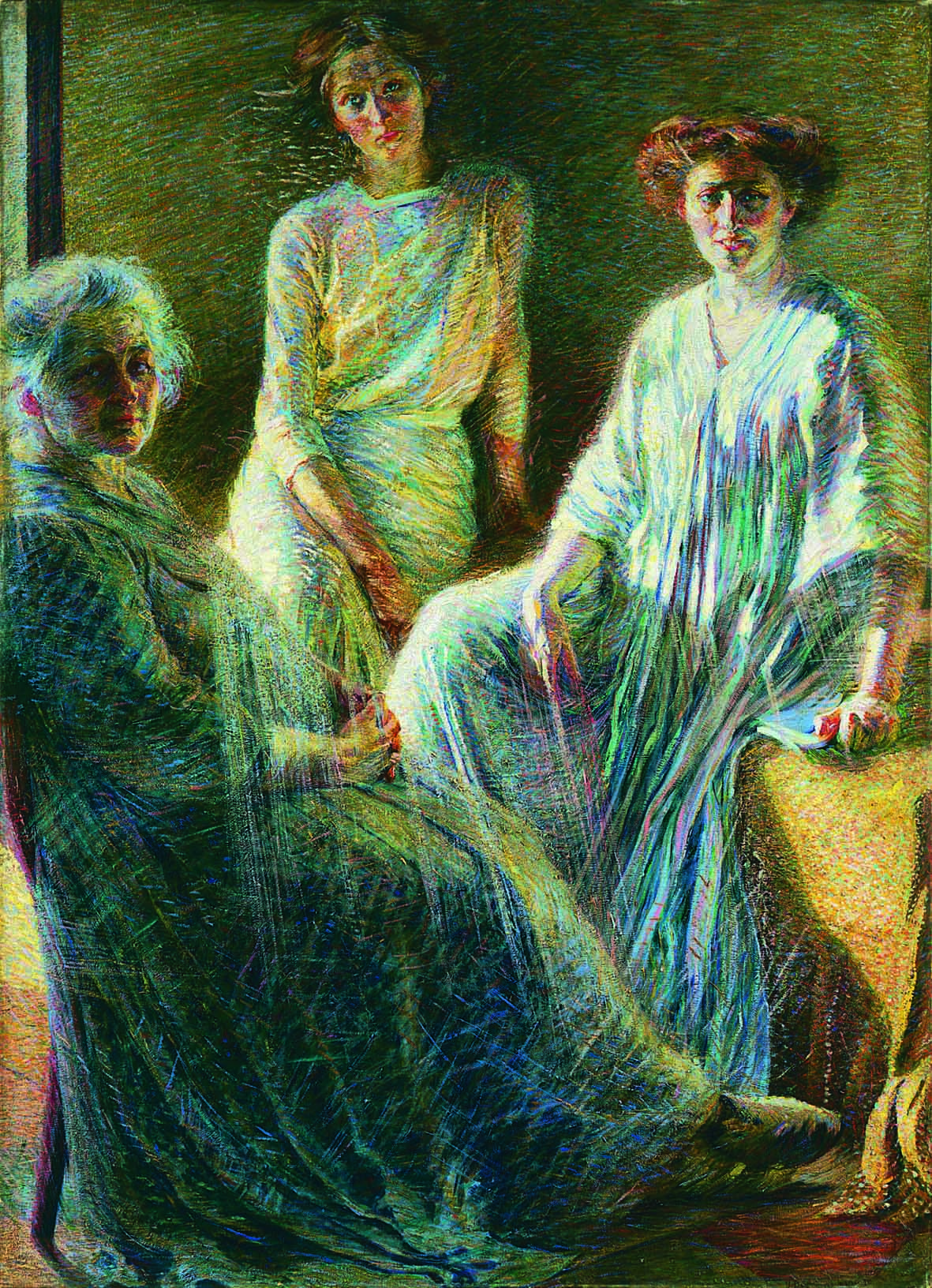 Umberto Boccioni, Tre donne (1909-1910; olio su tela, 170 x 124 cm; Milano, Gallerie d'Italia di piazza Scala)
