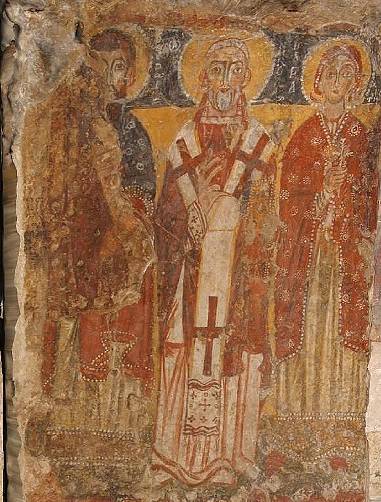 San Nicola fra i santi Cristina e Teodoro (XI secolo; Carpignano, chiesa rupestre delle Sante Marina e Cristina)
