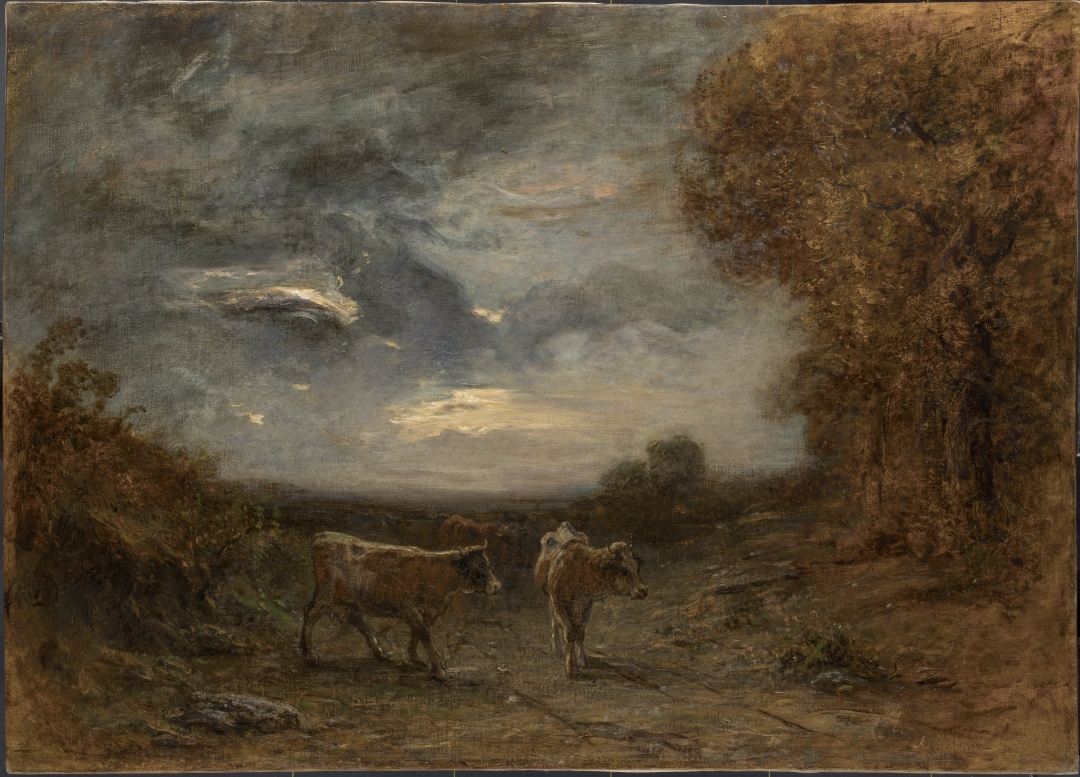 Antonio Fontanesi, Bufera imminente (1874; olio su tela, 102 x 141 cm; Reggio Emilia, Collezione Giorgio Zamboni)
 