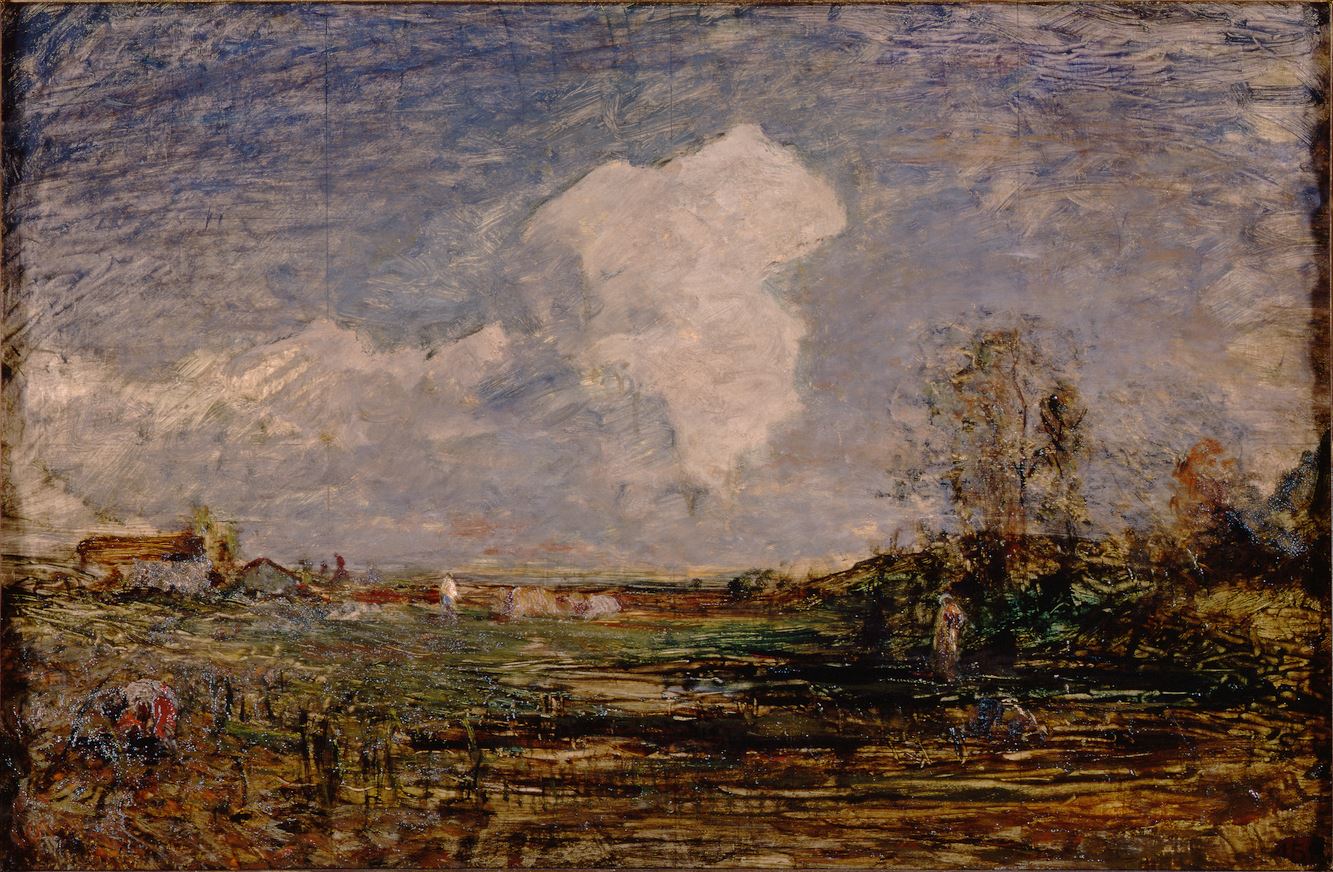 Antonio Fontanesi, Studio per Le nubi (1879-1880; olio su cartone, 51,7 x 75 cm; Torino, GAM - Galleria Civica d'Arte Moderna e Contemporanea)
 