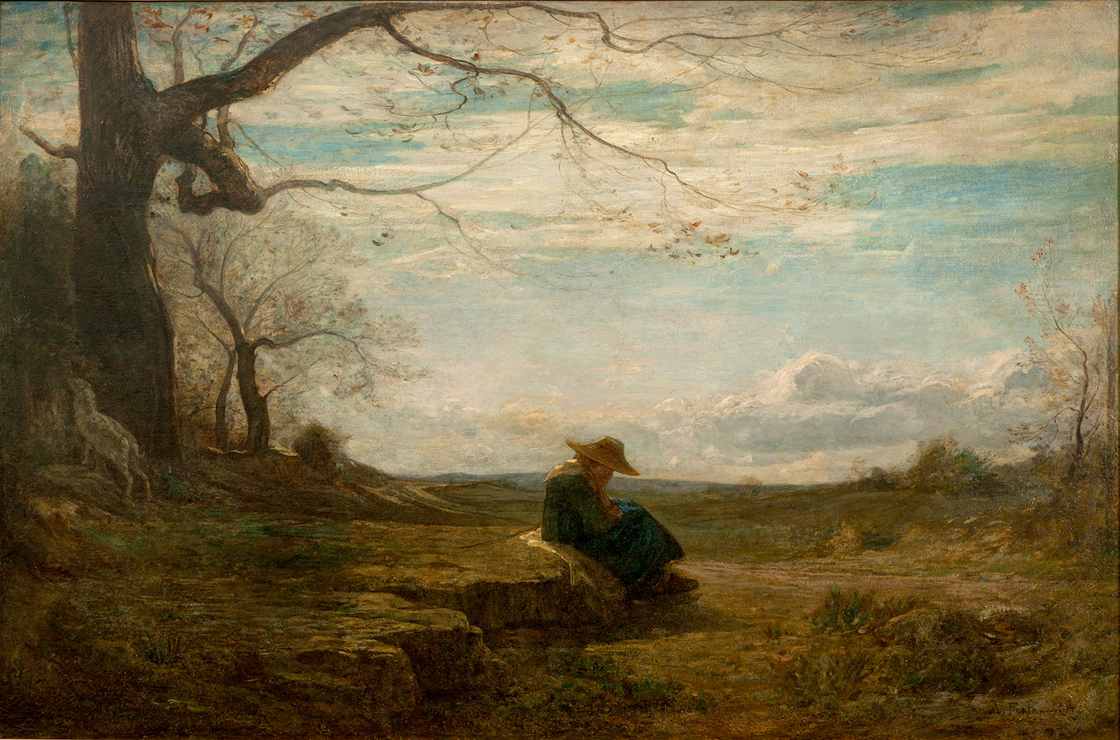 Antonio Fontanesi, Novembre (1864; olio su tela, 103 x 153 cm; Torino, GAM - Galleria Civica d'Arte Moderna e Contemporanea)
 