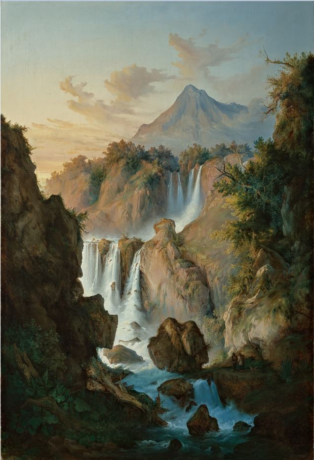 Antonio Fontanesi, La cascata (1845-1847 circa; olio su tela, 180 x 118 cm; Reggio Emilia, Collezione Fondazione Manodori)
 