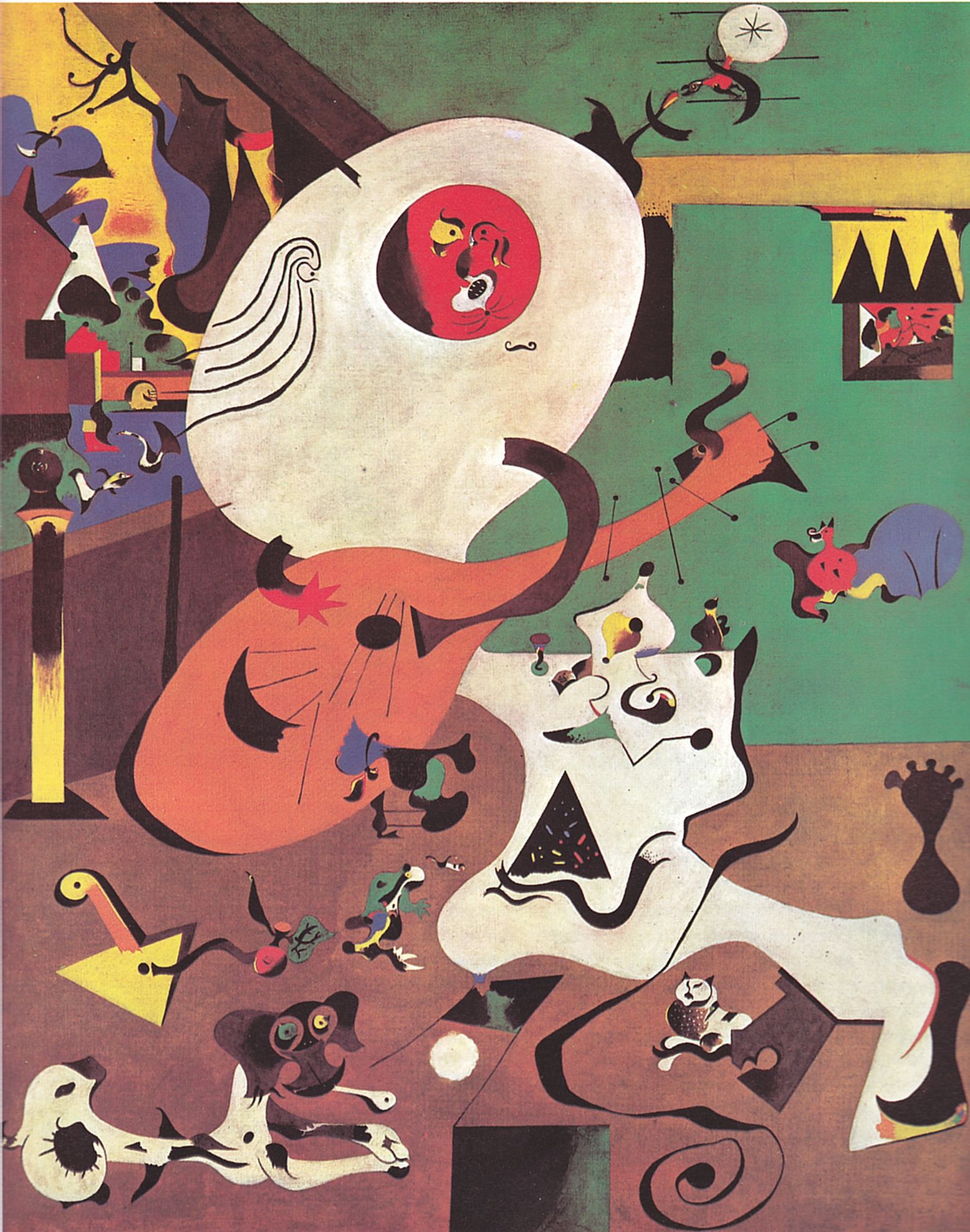Joan Miró, Interno olandese I (luglio-dicembre 1928; olio su tela, 91,8 x 73 cm; New York, MoMA - Museum of Modern Art)
