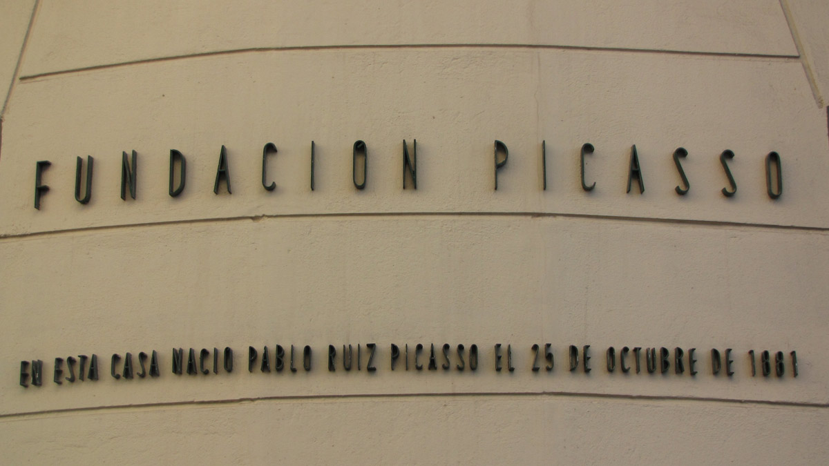 Ingresso della Fundació Picasso di Malaga

