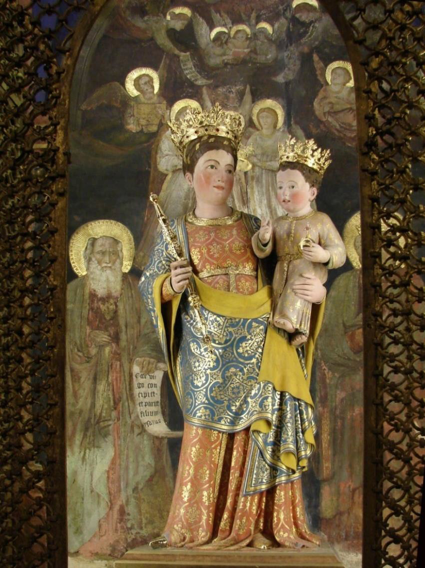 Giotto, Glorificazione della Vergine (1300-1303 circa; Padova, Basilica del Santo, cappella della Madonna Mora)
 Giotto, Glorificazione della Vergine (1300-1303 circa; Padova, Basilica del Santo, cappella della Madonna Mora)