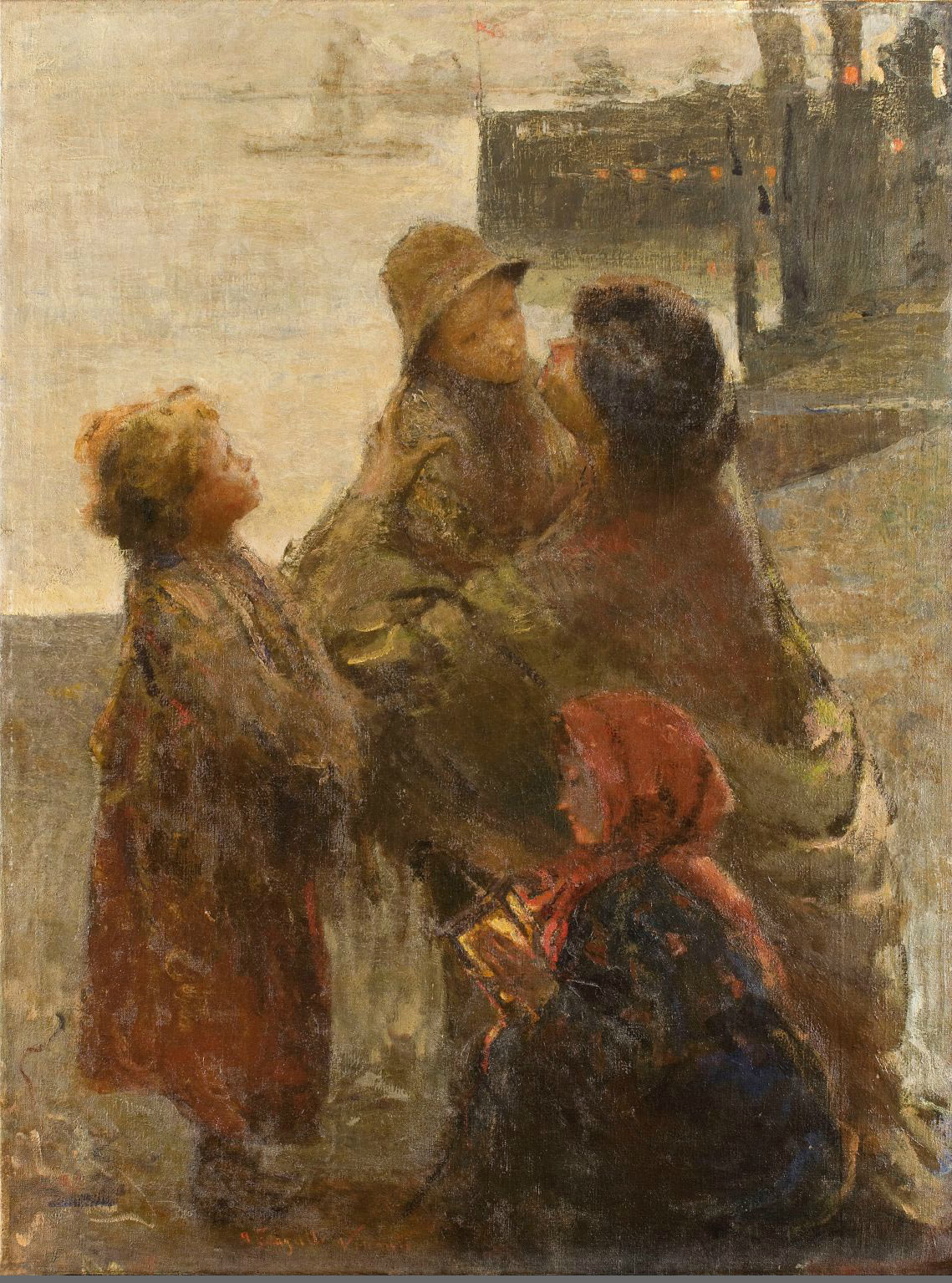 Adolfo Feragutti Visconti, Ricordati della mamma (1896-1904; olio su tela, 154 x 116 cm; Milano, Fondazione Cariplo)
 Adolfo Feragutti Visconti, Ricordati della mamma (1896-1904; olio su tela, 154 x 116 cm; Milano, Fondazione Cariplo)