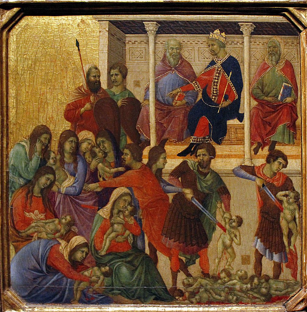 Duccio di Buoninsegna, Strage degli innocenti
 Duccio di Buoninsegna, Strage degli innocenti