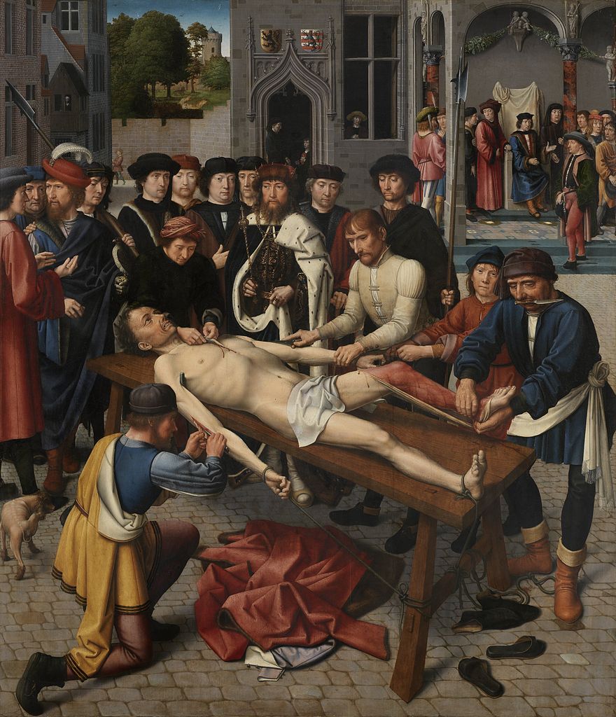 Gerard David, Giudizio di Cambise, pannello destro
 Gerard David, Giudizio di Cambise, pannello destro