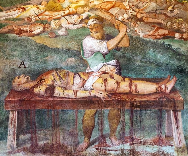 Niccolò Circignani detto il Pomarancio, Martirio di san Pietro d'Alessandria
 Niccolò Circignani detto il Pomarancio, Martirio di san Pietro d'Alessandria