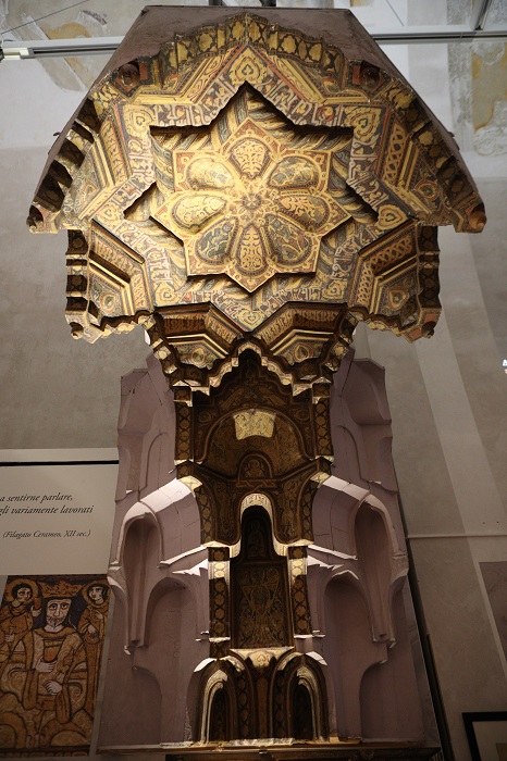 Modelli lignei del soffitto a muqarnas della Cappella Palatina (XIX secolo; Palermo, Accademia delle Belle Arti di Palermo)
