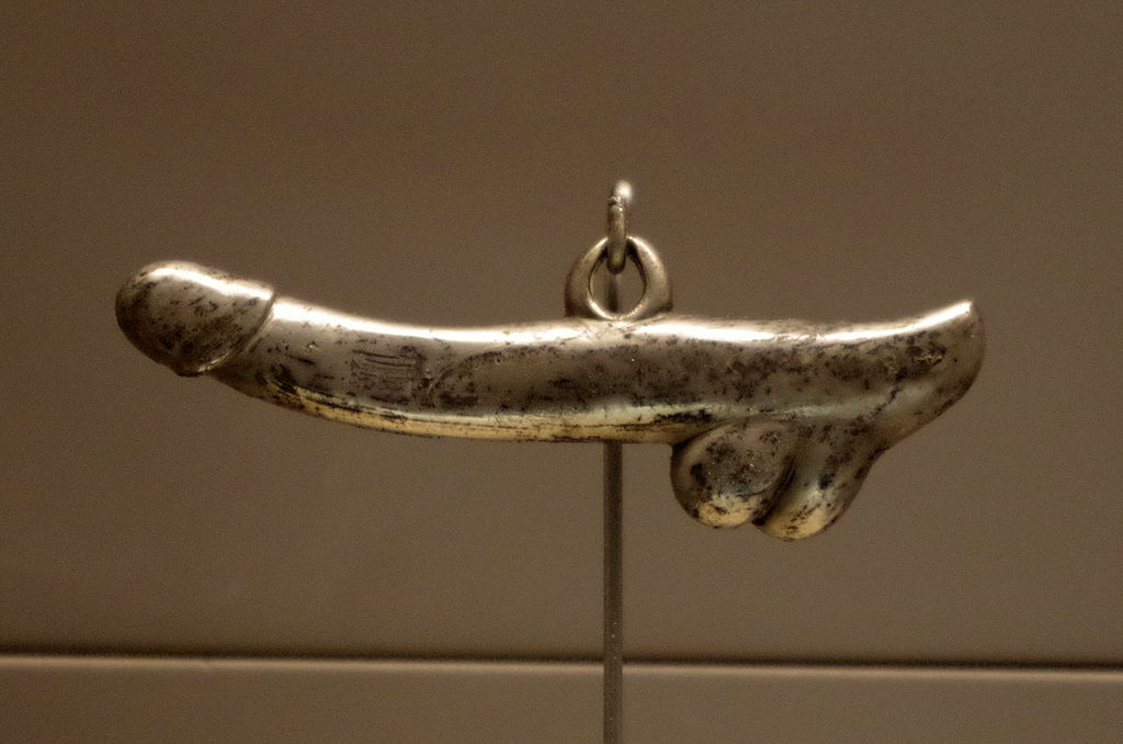 Arte romana, Amuleto fallico (I-IV secolo d.C.; bronzo; León, Museo de León)

