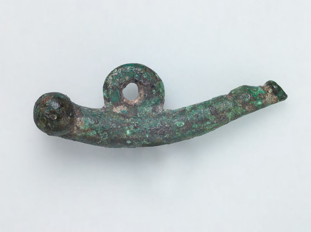 Arte romana, Amuleto fallico (I-III secolo d.C.; lega di rame, 4,3 x 1,5 x 1,4 cm; Cambridge, Massachussets, Harvard Art Museums)
