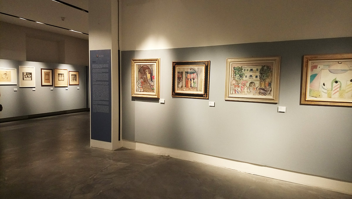 Sala della mostra Moses Levy. Ritornerà sul mare la dolcezza
