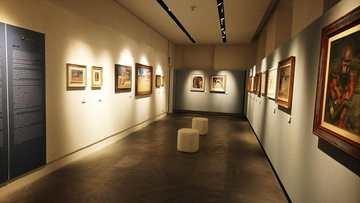 Sala della mostra Moses Levy. Ritornerà sul mare la dolcezza
