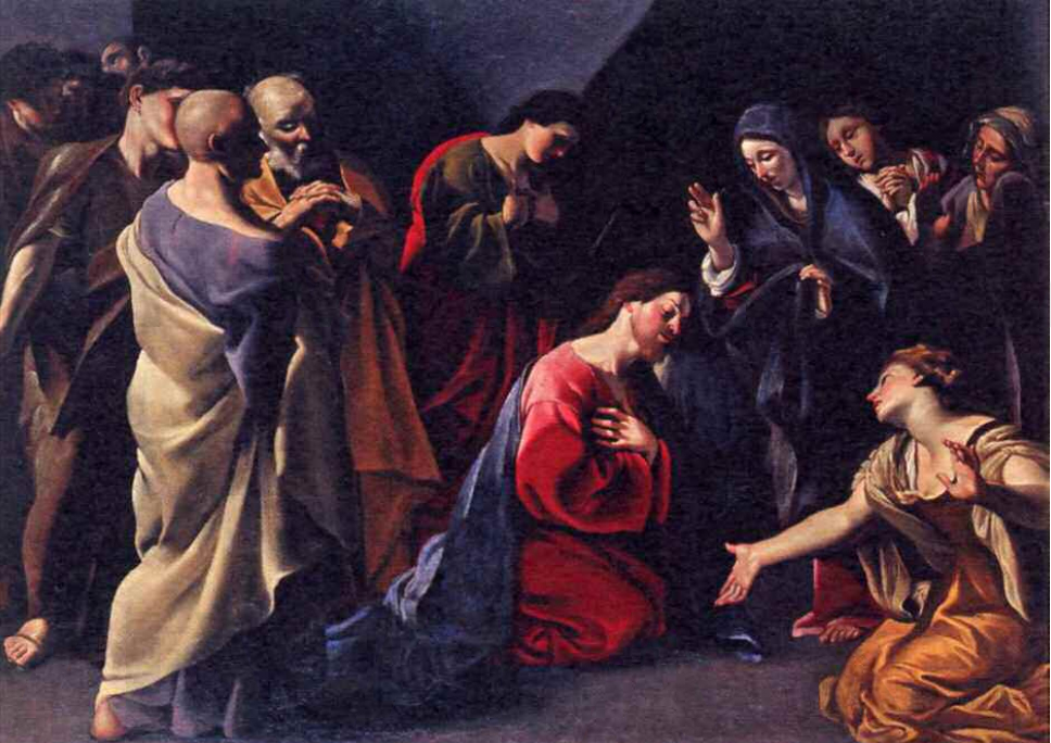 Giovanni Lanfranco, Commiato di Cristo dalla madre (1620 circa; olio su tela, 93 x 126 cm; Bitonto, Galleria Nazionale della Puglia Girolamo e Rosaria Devanna)
